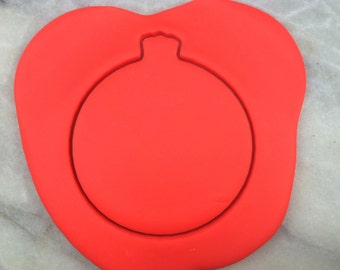 Christmas Ornament Cookie Cutter Outline - SHARP EDGES - FAST Shipping - Choose Your Own Size!