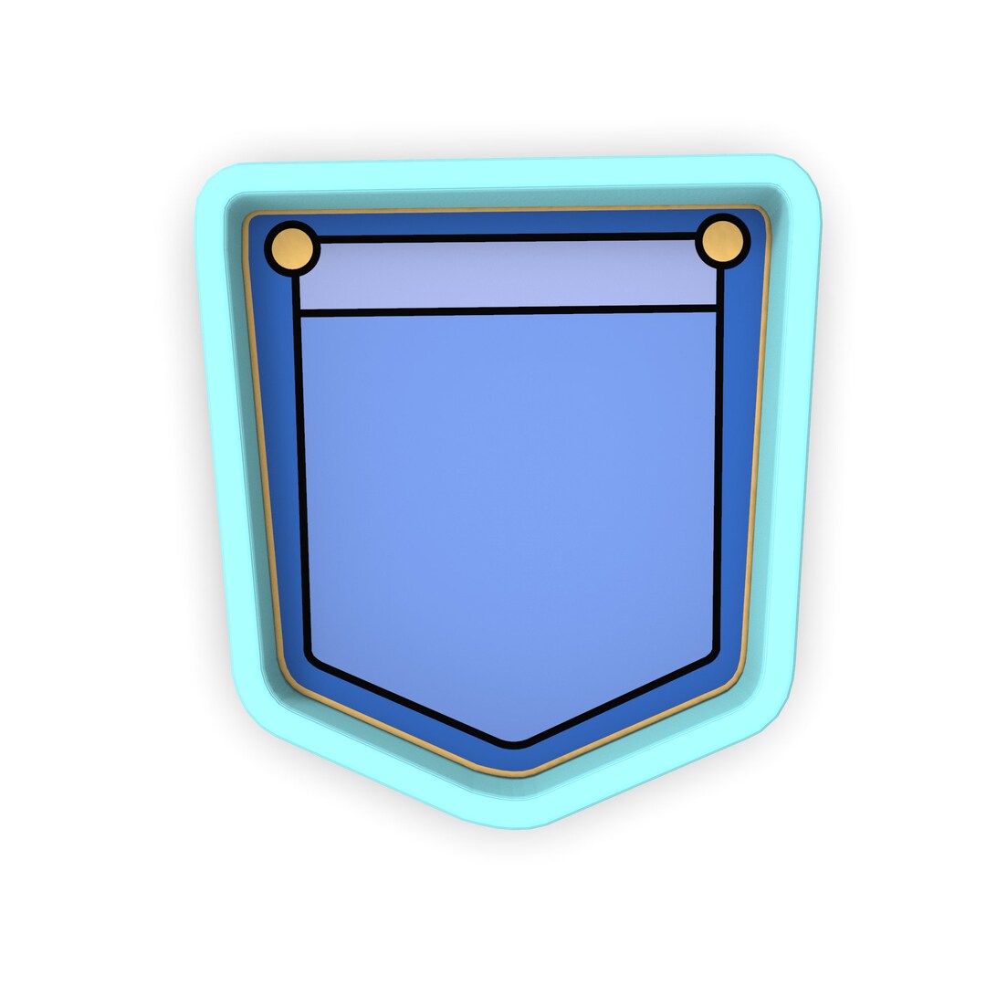 Jean Pocket Cookie Cutter Stamp Stencil SHARP EDGES FAST Shipping