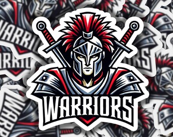 Warrior Words 2 Vinyl Sticker | Dishwasher Safe & Durable | Custom Sizes | Fast Shipping | Made in USA 1