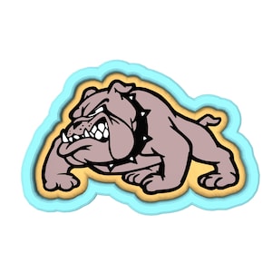 Bulldog Body Cookie Cutter | Stamp | Stencil - SHARP EDGES - FAST Shipping - Choose Your Own Size! #1