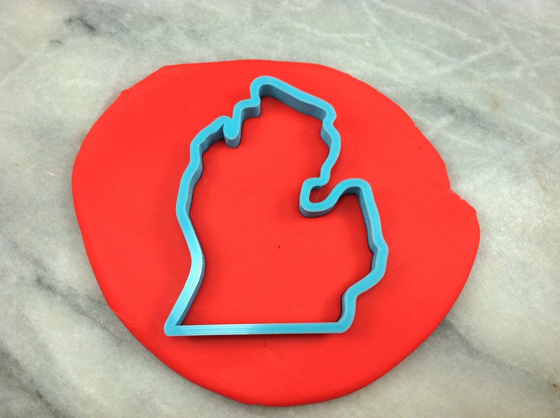 Michigan Cookie Cutter Outline SHARP EDGES FAST Shipping Etsy