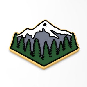 Mountain Range Cookie Cutter | Stamp | Stencil - SHARP EDGES - FAST Shipping - Choose Your Own Size!