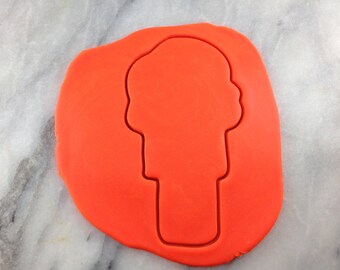 Eistüte Cookie Cutter Outline # 2 - SCHARFE KANTEN - SCHNELLER Versand - Wählen Sie Ihre eigene Größe!