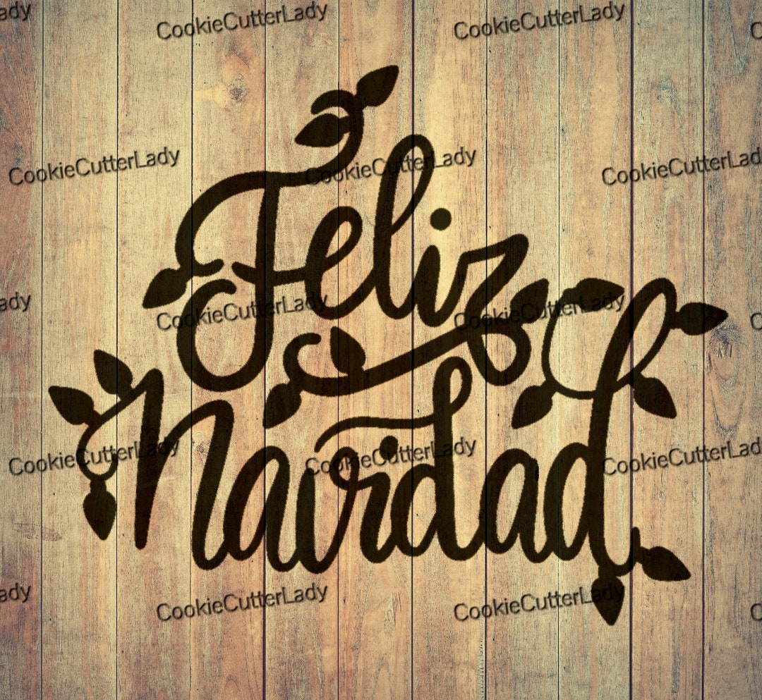 Feliz Navidad Stencil | REUSABLE, DURABLE, WASHABLE Craft Stencil | Use ...