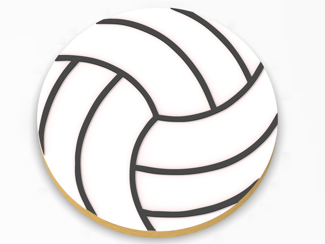 Volleyball Cookie Cutter SHARP EDGES FAST Shipping Choose Your Own Size ...
