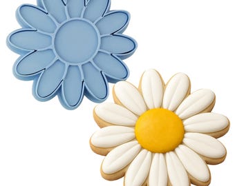 Cortador de galletas Daisy detallado - BORDES AFILADOS - Envío RÁPIDO - ¡Elija su propio tamaño!
