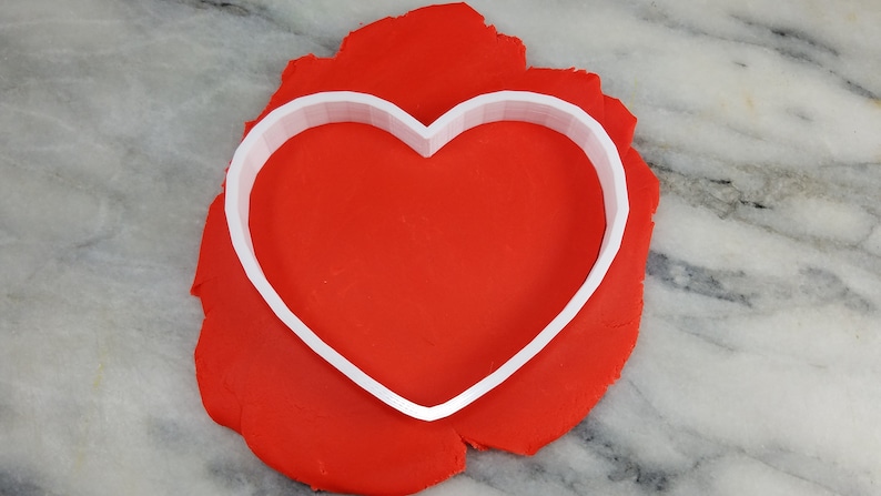 Choose Your Own Size! Heart w Mini Dog Paws Cookie Cutter 2-Piece Stamp /& Outline #1 SHARP EDGES FAST Shipping