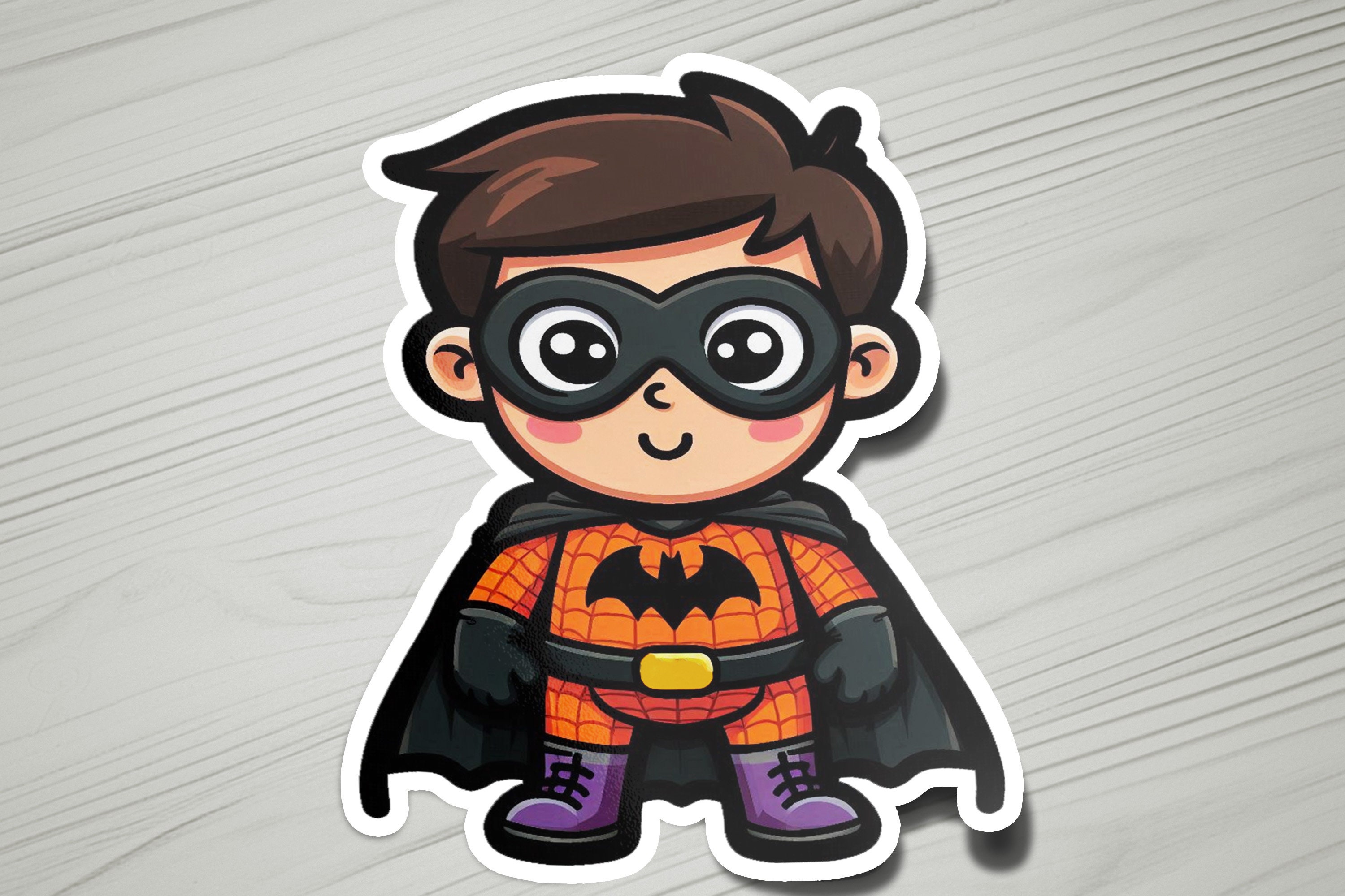 Bat Boy Sticker Super Hero Bat Boy Costume Vinyl Sticker | Waterproof & Durable ...