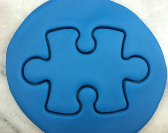 Puzzle Piece #1 Cookie Cutter - SHARP EDGES - FAST Shipping - Choose Your Own Size!