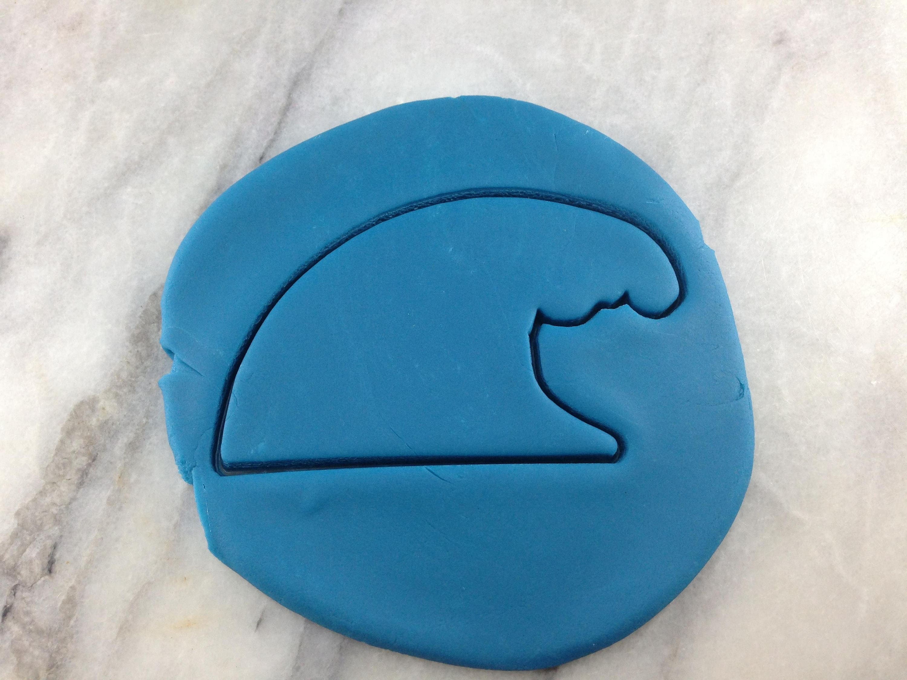 Ocean Wave Cookie Cutter Outline #1 - SHARP EDGES - FAST Shipping ...
