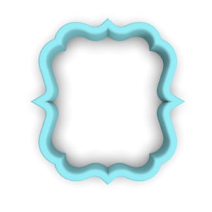 Plaque #13 Cookie Cutter Outline - SHARP EDGES - FAST Shipping - Choose Your Own Size!