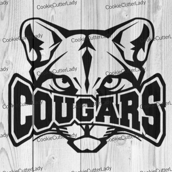 Cougar Stencil | REUSABLE, DURABLE, WASHABLE Craft Stencil | Use for Signs, Walls, Canvas & More!