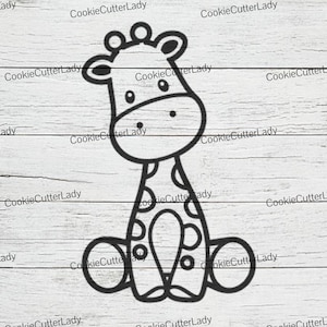 Stencil giraffa / Stencil artigianale RIUTILIZZABILE, RESISTENTE, LAVABILE / Da usare su cartelli, pareti, tele e altro ancora!