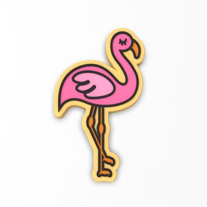 Flamingo Cookie Cutter | Stamp | Stencil - SHARP EDGES - FAST Shipping - Choose Your Own Size! #1