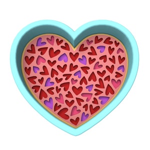 Heart of Hearts Cookie Cutter | Stamp | Stencil #2/B