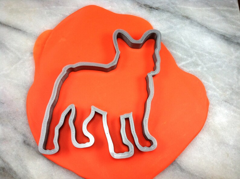 French Bulldog Cookie Cutter SHARP EDGES FAST Shipping Choose Your Own Size image 2