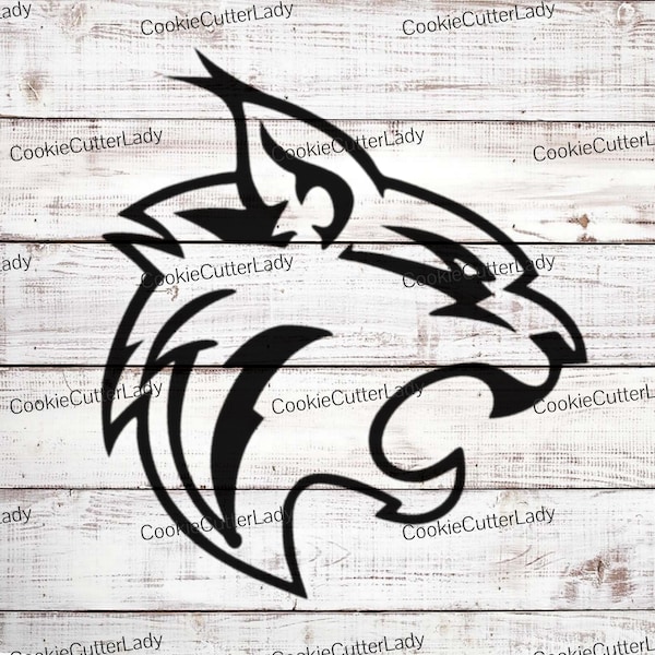 Wildcat Bobcat Mascot Stencil | REUSABLE, DURABLE, WASHABLE Craft Stencil | Use for Signs, Walls, Canvas & More!