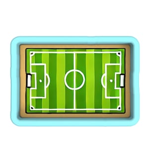 Soccer Field Cookie Cutter | Stamp | Stencil - SHARP EDGES - FAST Shipping - Choose Your Own Size! #1