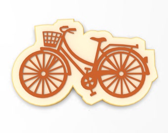 Koekjesuitsteker voor op de fiets | Stempel | Sjabloon - SCHERPE RANDEN - SNELLE verzending - Kies je eigen maat!