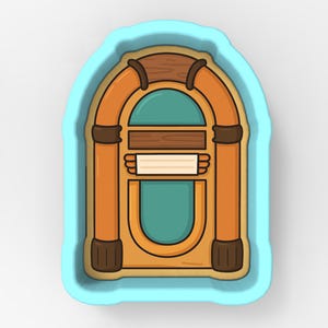 Jukebox 2 Cookie Cutter | Stamp | Stencil - SHARP EDGES - FAST Shipping - Choose Your Own Size! #1