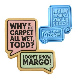 Wet Carpet Cookie Cutter | Stamp | Stencil - SHARP EDGES - FAST Shipping - Choose Your Own Size!