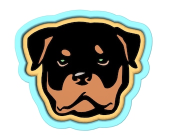 Rottweiler Cookie Cutter | Stamp | Stencil #1