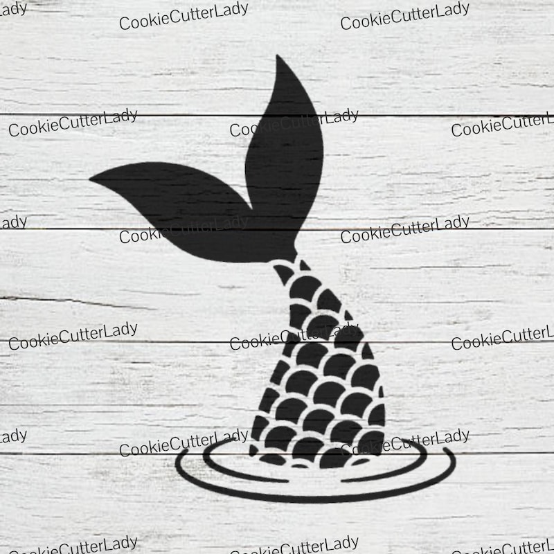 Mermaid Stencil - Etsy