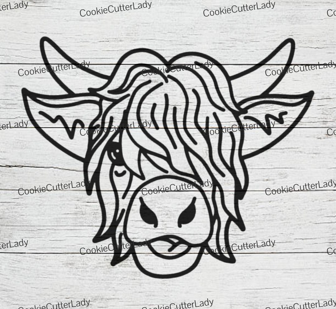 Highland Cow Stencil Printable Free Highland Cow Stencil Printable Free