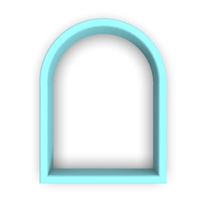 Arch  Cookie Cutter # 1- SHARP EDGES - FAST Shipping - Choose Your Own Size!