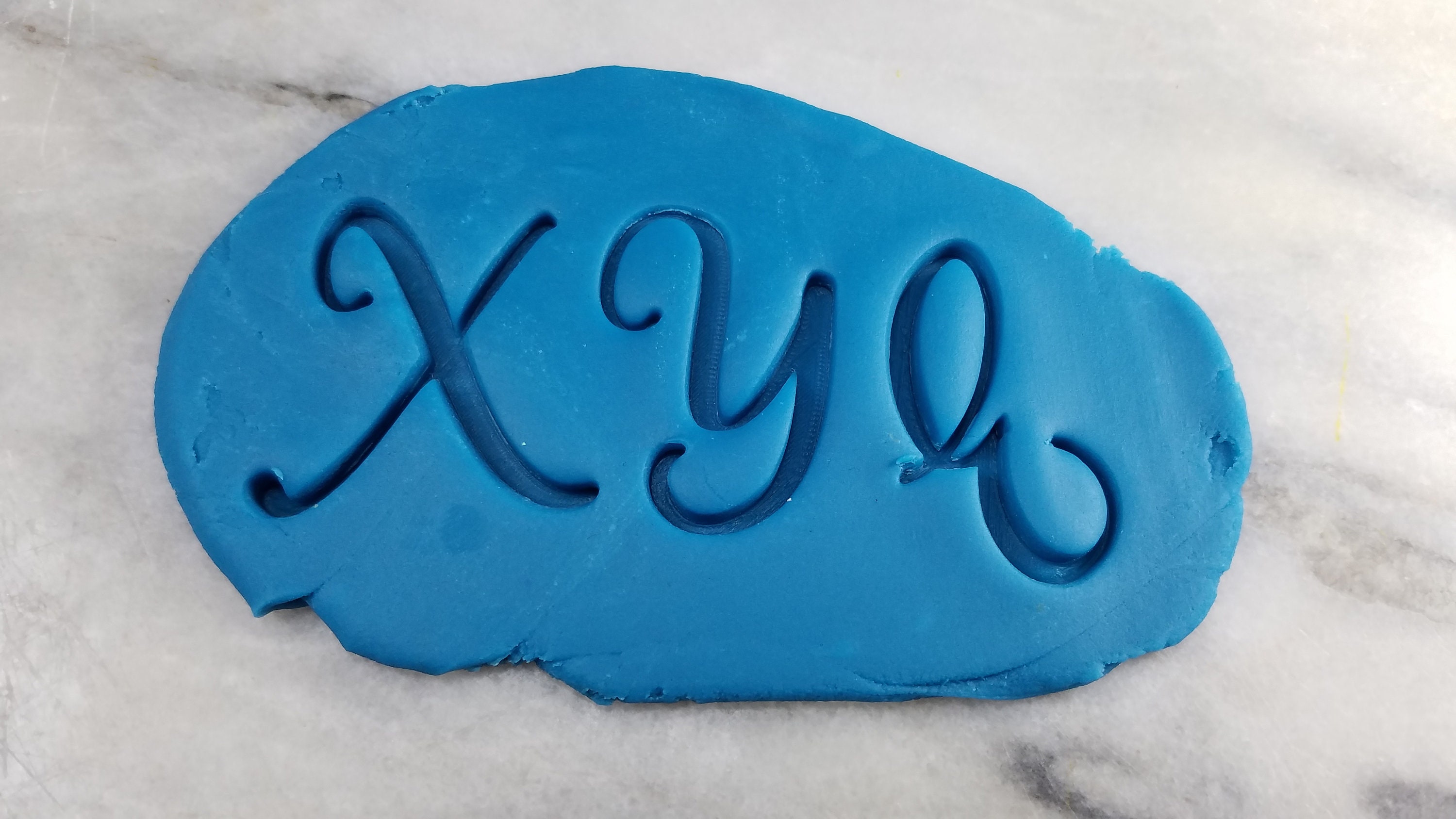 Cursive Letter Cookie Stamps Set FAST Shipping Choose Your Etsy Australia