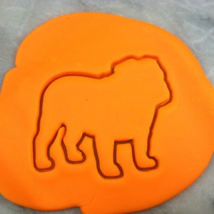 English Bulldog Cookie Cutter - SHARP EDGES - FAST Shipping - Choose Your Own Size!