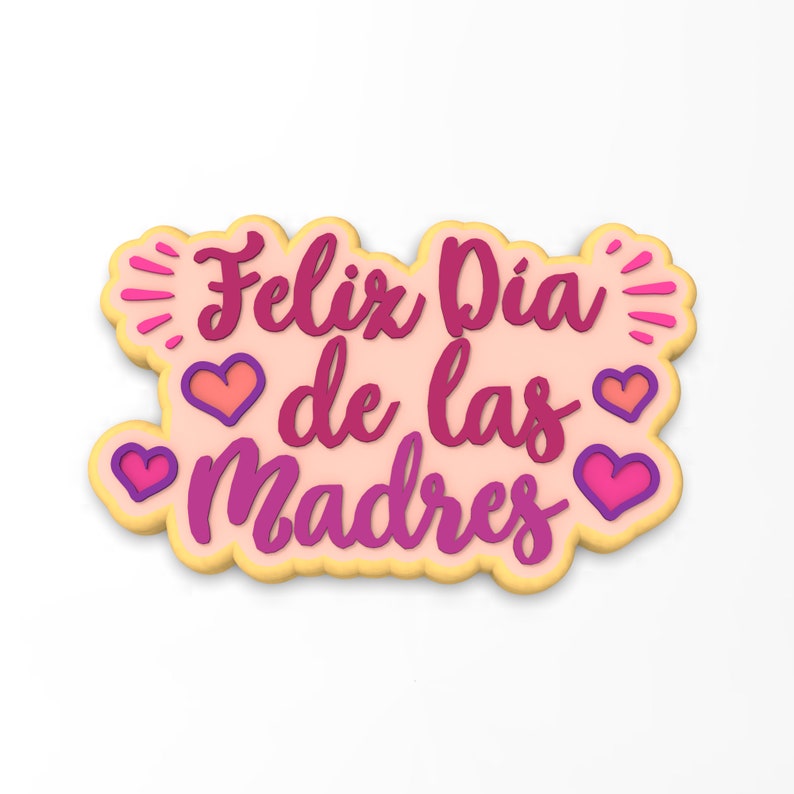 Feliz Día de las Madres Cortador de galletas / Sello / imagen 1