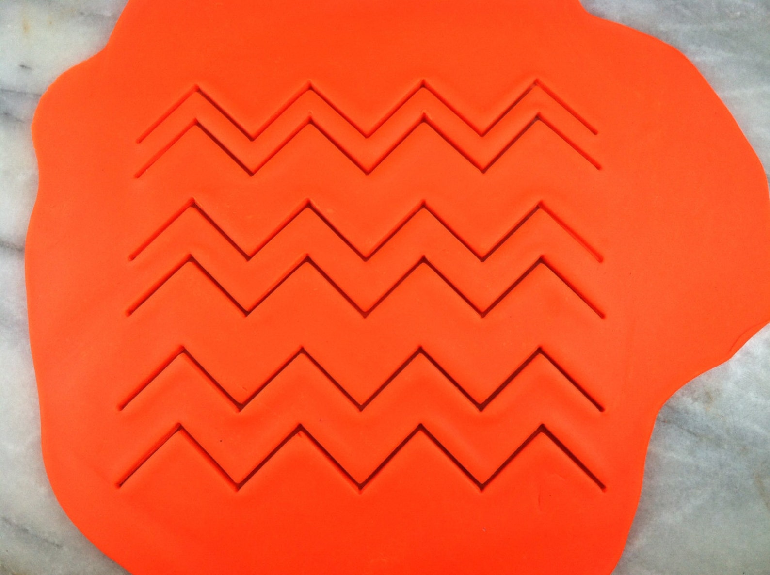 Chevron Fondant Cookie Cutters 3 Different Sizes Ultra . Etsy