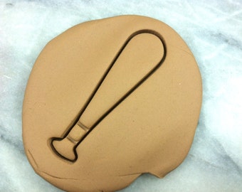 Baseball Bat Cookie Cutter Detailliert - SCHARFE KANTEN - SCHNELLER Versand - Wählen Sie Ihre eigene Größe!