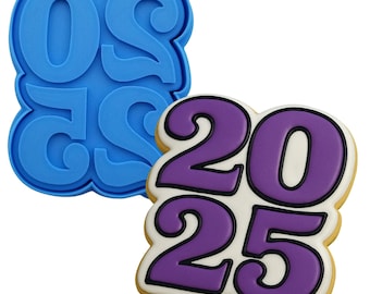Class of 2025 Cookie Cutter | Stamp | Stencil - SHARP EDGES - FAST Shipping - Choose Your Own Size! #6F