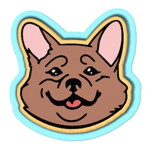Corgi Cookie Cutter | Stamp | Stencil #1