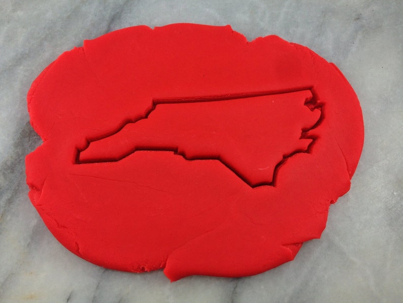 North Carolina Cookie Cutter Outline SHARP EDGES FAST Etsy