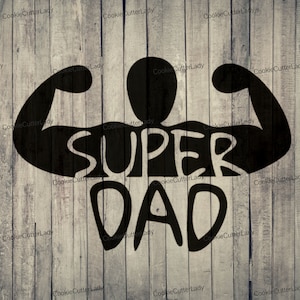 Super Dad Stencil | REUSABLE, DURABLE, WASHABLE Craft Stencil | Use for Signs, Walls, Canvas & More!3