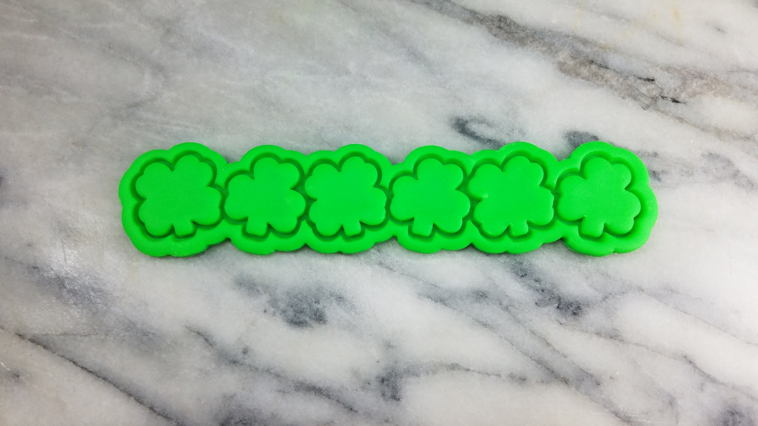 3 and 4 Leaf Clover Fondant Cake Cutters Sharp Edges Ultra Etsy