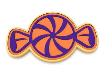 Halloween Candy Cookie Cutter | Stamp | Stencil - SHARP EDGES - FAST Shipping - Choose Your Own Size!