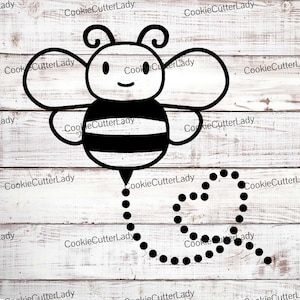 Bee Stencil | REUSABLE, DURABLE, WASHABLE Craft Stencil | Use for Signs, Walls, Canvas & More! #3