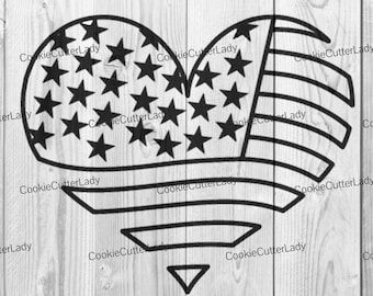 Stencil a forma di cuore americano / Stencil artigianale RIUTILIZZABILE, RESISTENTE, LAVABILE / Da utilizzare su cartelli, pareti, tele e altro ancora!