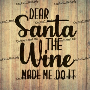 The Wine Made Me Do It Stencil | REUSABLE, DURABLE, WASHABLE Craft Stencil | Use for Signs, Walls, Canvas & More!