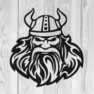 Viking Warrior Mascot Stencil | REUSABLE, DURABLE, WASHABLE Craft Stencil | Use for Signs, Walls, Canvas & More!