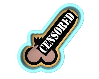 Weiner Cookie Cutter | Stamp | Stencil | Debosser #5 - SHARP EDGES - FAST Shipping - Choose Your Own Size!