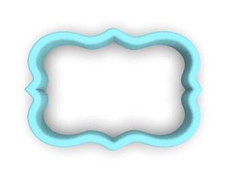 Cortador de galletas rectangular con forma de placa n.° 2 - Bordes afilados - Envío rápido - ¡Elige tu propio tamaño!