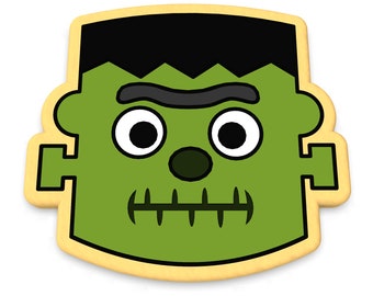 Frankenstein Cookie Cutter | Stamp | Stencil - SHARP EDGES - FAST Shipping - Choose Your Own Size! #4