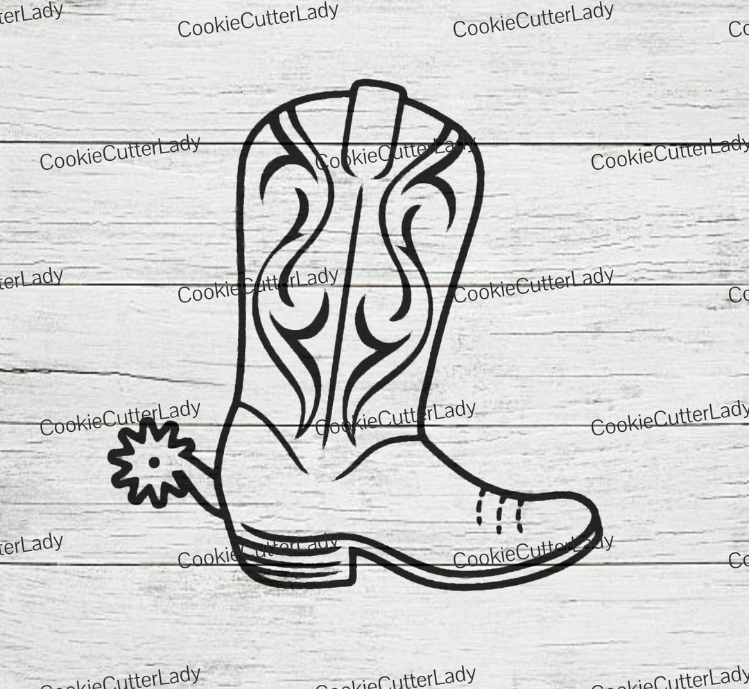 Cowboy Boot Stencil | REUSABLE, DURABLE, WASHABLE Craft Stencil | Use for Signs, Walls, Canvas ...