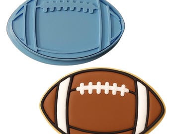Football Cookie Cutter | Stamp | Stencil - SHARP EDGES - FAST Shipping - Choose Your Own Size!