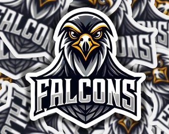 Falcon 3 Vinyl Sticker | Dishwasher Safe & Durable | Custom Sizes | Fast Shipping | Made in USA 1